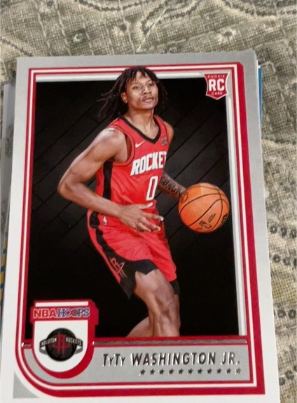 2022-23 Panini NBA Hoops #258 TyTy Washington Jr. — front