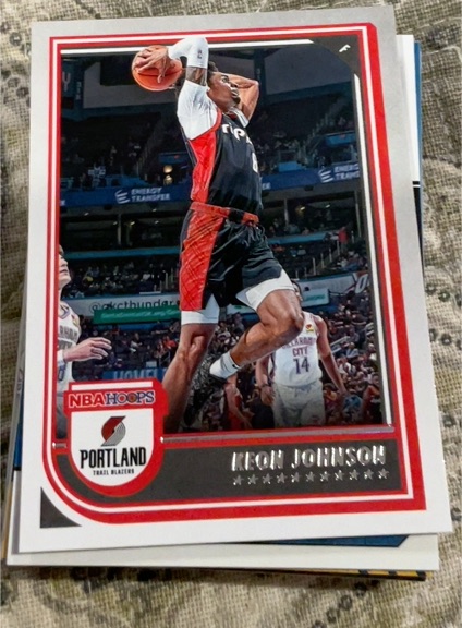 2022-23 Panini NBA Hoops #213 Keon Johnson — front