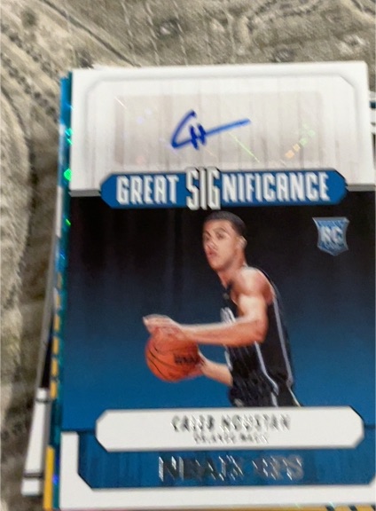 2022-23 Panini NBA Hoops Great Significance #GS-CH Caleb Houstan — front