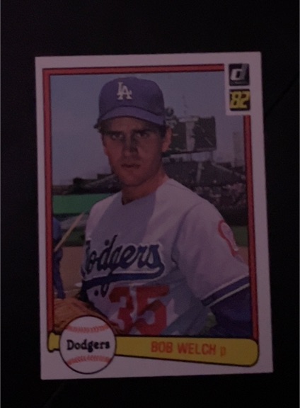 1982 Donruss #75 Bob Welch — front