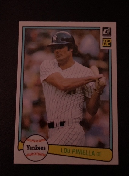 1982 Donruss #135 Lou Piniella — front