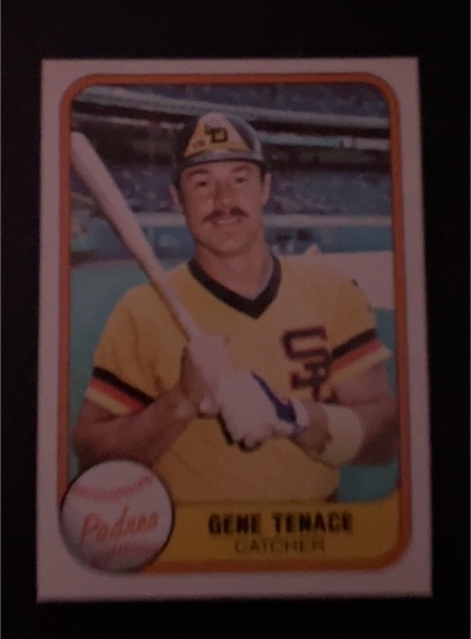 1981 Fleer #489 Gene Tenace — front