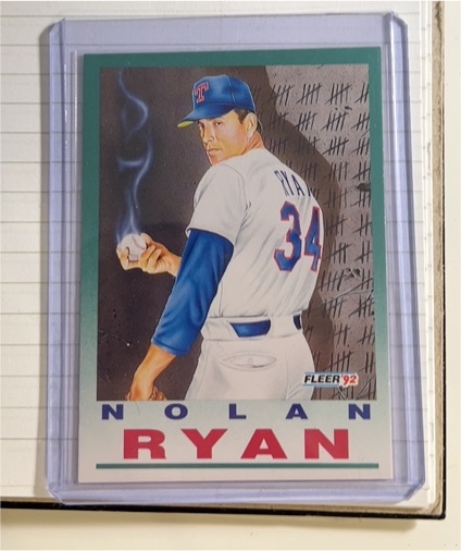 1992 Fleer #710 Nolan Ryan — front