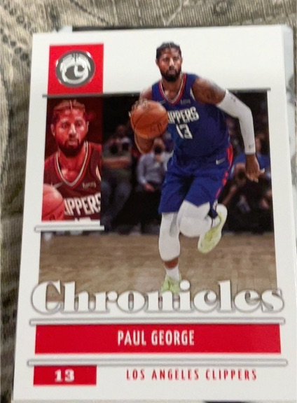 2021-22 Panini Chronicles #25 Paul George — front