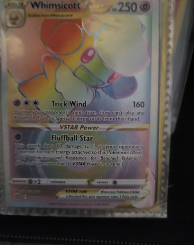 Pokémon TCG Brilliant Stars #175 Whimsicott VSTAR — front