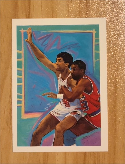 1990-91 Hoops #368 Rony Seikaly Miami Heat — front