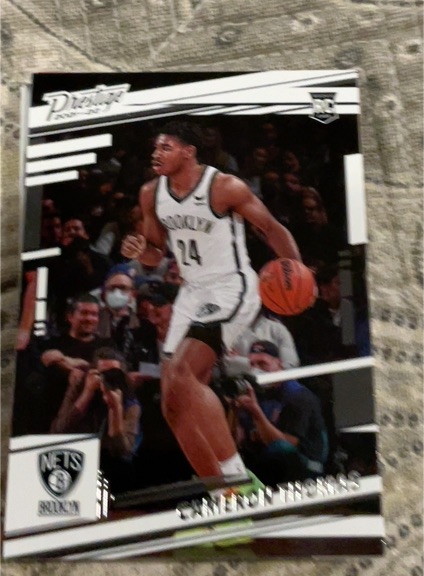 2021-22 Panini Chronicles #58 Cameron Thomas — front