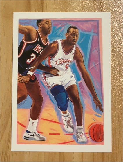 1990-91 Hoops #366 Danny Manning — front