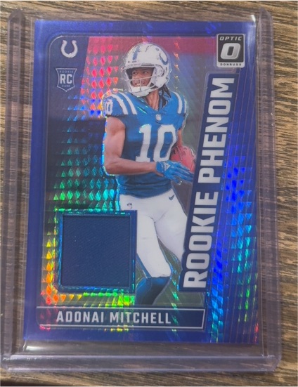 2024 Donruss Optic Rookie Phenom #RPB-AMT Adonai Mitchell — front
