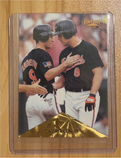1996 Pinnacle #214 Cal Ripken Jr. — front