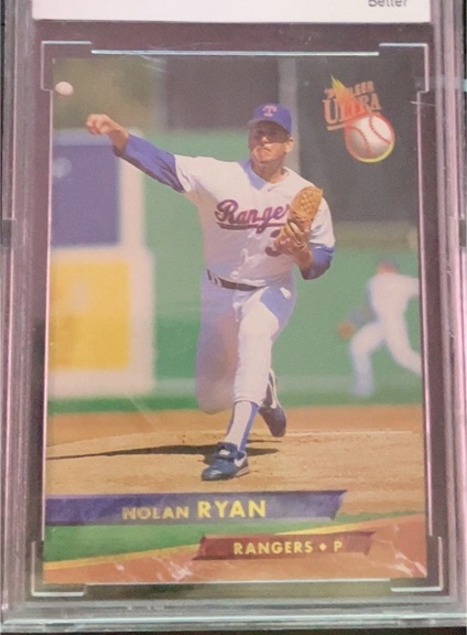 1993 Fleer Ultra #636 Nolan Ryan Texas Rangers — front