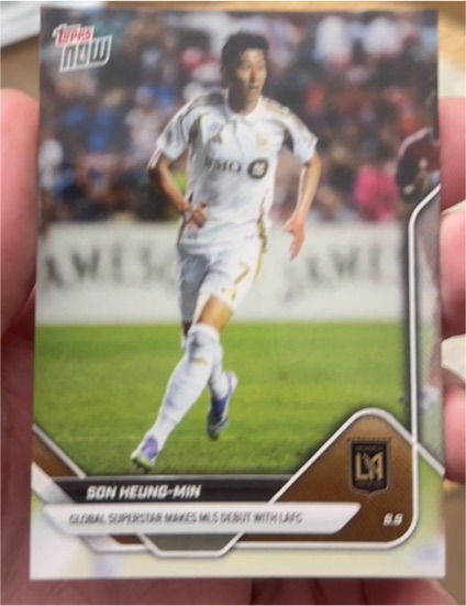 2025 Topps Now MLS #73 Son Heung-min — front