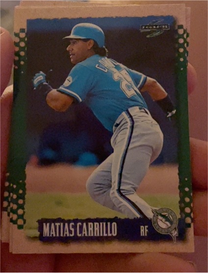 1995 Score #159 Matias Carrillo — front