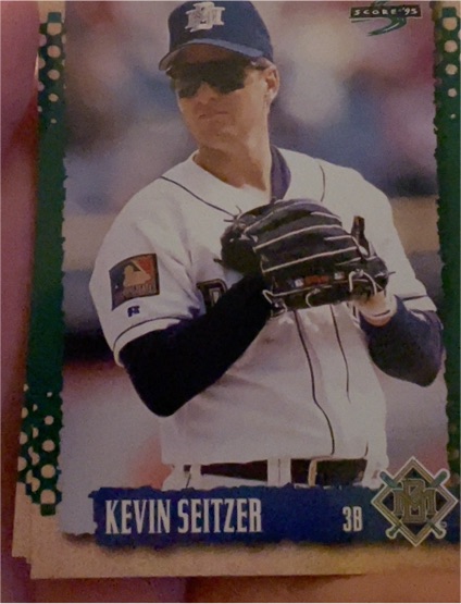 1995 Score #45 Kevin Seitzer — front