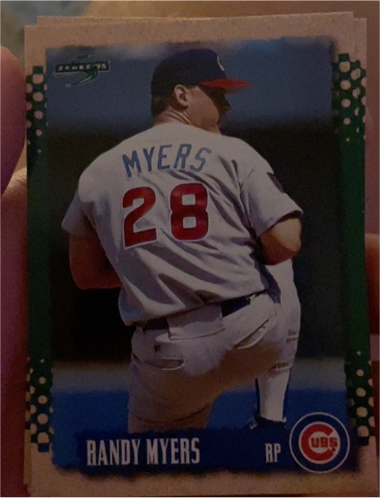 1995 Score #11 Randy Myers — front
