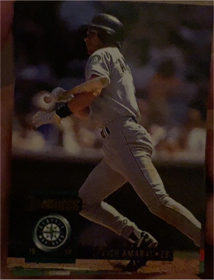 1994 Donruss #66 Rich Amaral Seattle Mariners — front