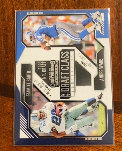 2024 Panini Contenders Historic Draft Class #12 Emmitt Smith/Andre Ware — front