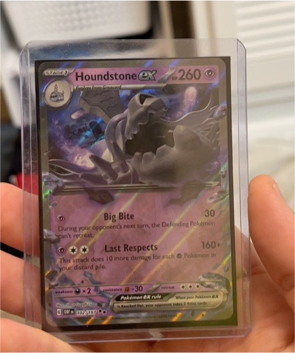 2023 Pokémon Scarlet & Violet SV03 #102 Houndstone ex — front