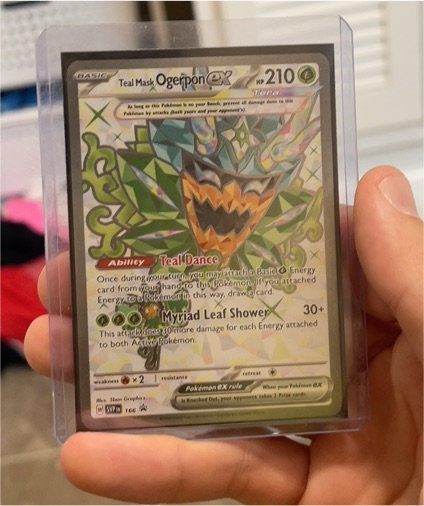 2023 Pokémon Scarlet & Violet Promo #166 Teal Mask Ogerpon ex — front
