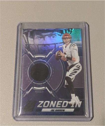 2023 Panini Zenith #ZI-JBW Joe Burrow Zoned In — front
