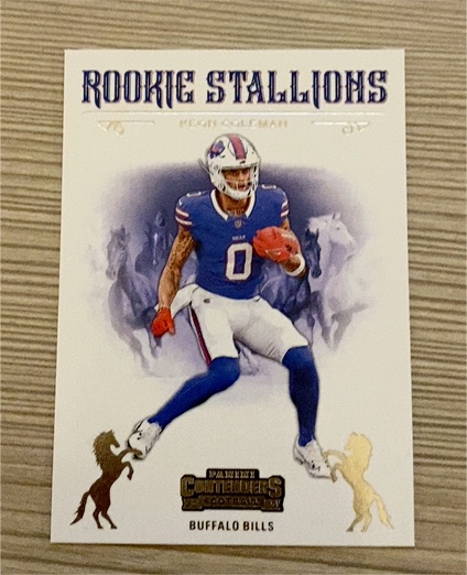 2024 Panini Contenders Rookie Stallions #19 Keon Coleman — front