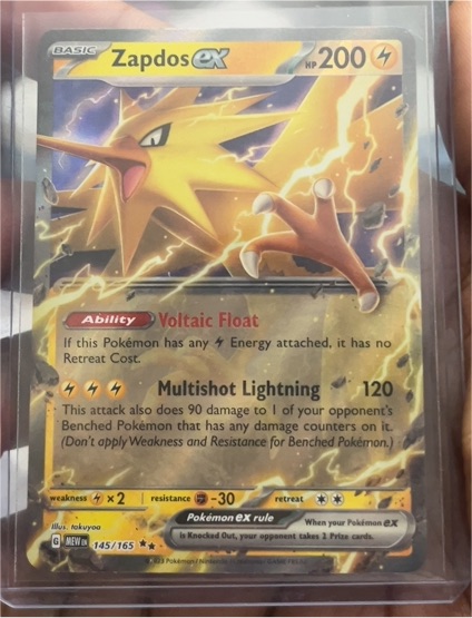 2023 Pokémon Scarlet & Violet 151 #145 Zapdos ex — front