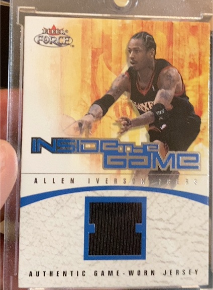 2001-02 Fleer Force Inside the Game #IG-AI Allen Iverson — front