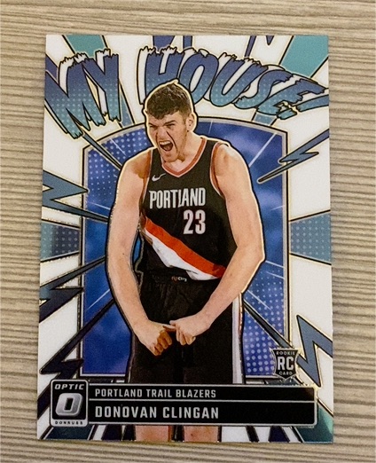 2024-25 Donruss Optic #1 Donovan Clingan My House — front