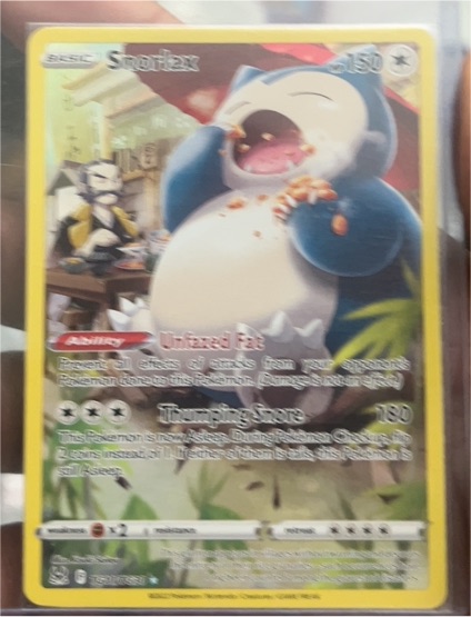 2022 Pokémon Lost Origin #TG10 Snorlax — front