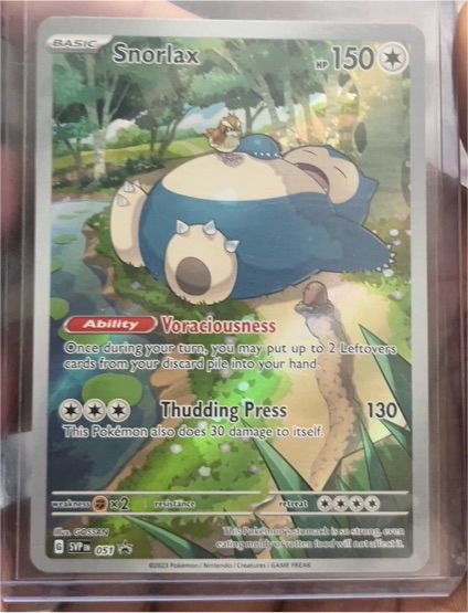 2023 Pokémon SVP051 Snorlax — front