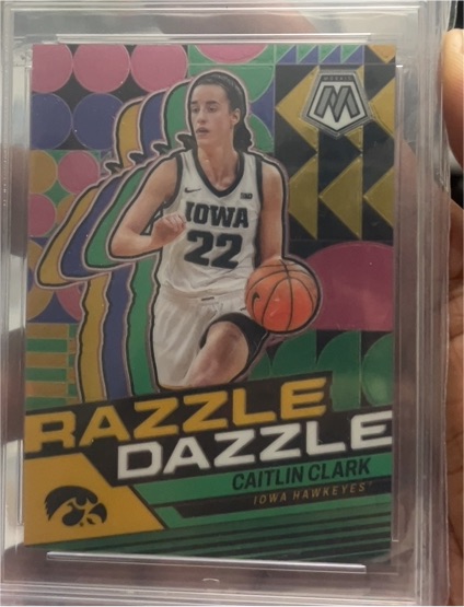 2024 Panini Caitlin Clark Collection #RD1 Caitlin Clark Razzle Dazzle — front