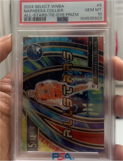 2024 Panini Select WNBA #5 Napheesa Collier All-Stars Tie-Dye Prizm — front