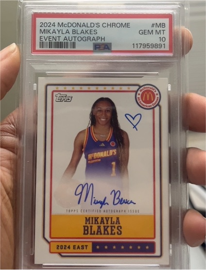 2024 Topps Chrome McDonald's All-American Event #EA-MB Mikayla Blakes — front