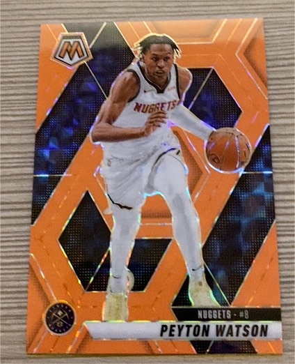 2024-25 Panini Mosaic #194 Peyton Watson — front