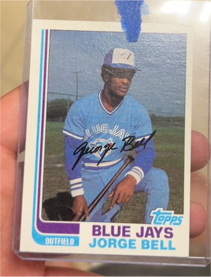 1982 Topps #254 Jorge Bell — front