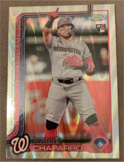 2025 Topps Chrome #187 Andres Chaparro — front
