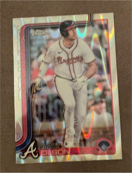 2025 Topps Chrome #193 Matt Olson — front