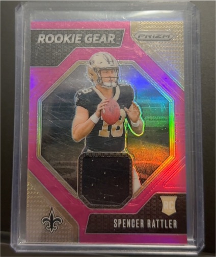 2024 Panini Prizm Rookie Gear #RG-SRR Spencer Rattler — front