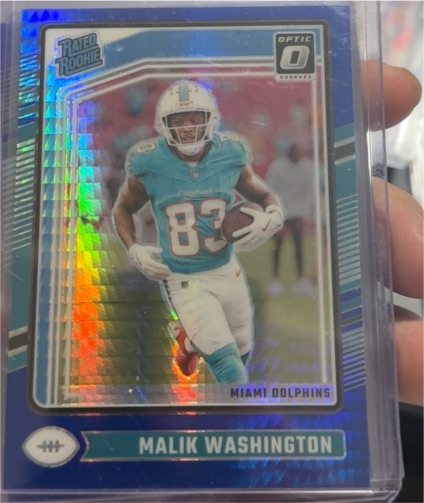 2024 Donruss Optic #? Malik Washington Rated Rookie — front