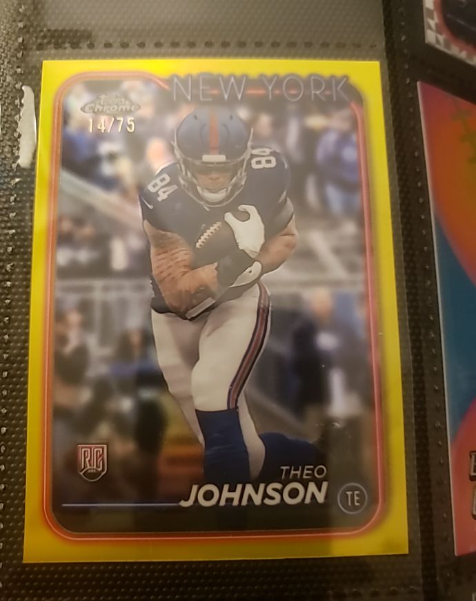 2024 Topps Chrome #257 Theo Johnson — front