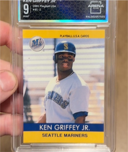 1991 Play Ball USA #91-1 Ken Griffey Jr. — front