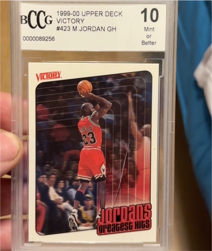 1999-00 Upper Deck Victory #423 Michael Jordan GH — front