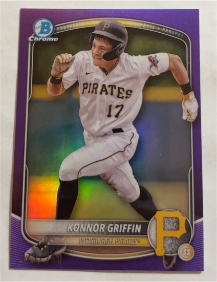 2025 Bowman Chrome #BCP-86 Konnor Griffin — front