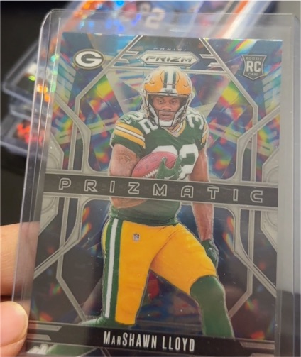2024 Panini Prizm Prizmatic #4 Marshawn Lloyd Rookie Card — front