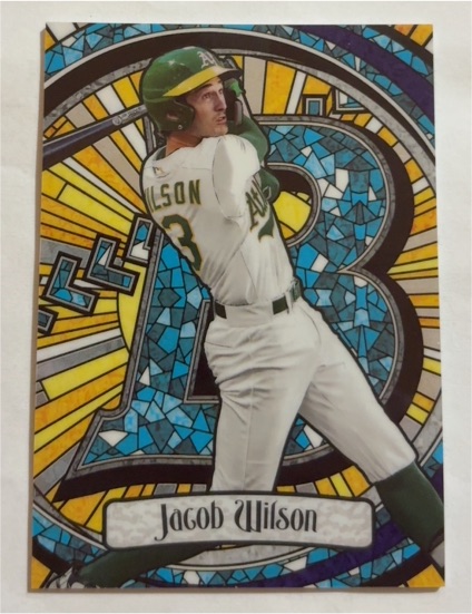 2023 Bowman Chrome Draft #BGA-5 Jacob Wilson — front