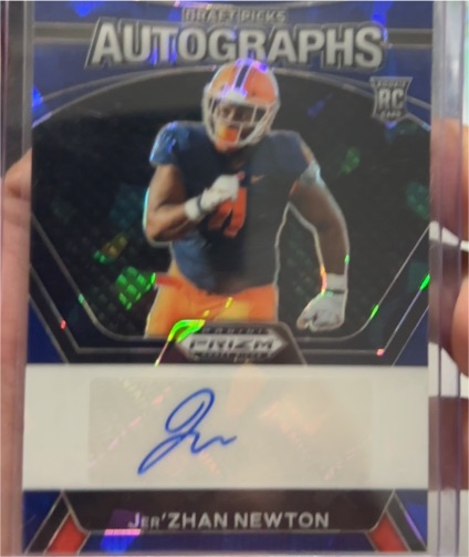 2024 Panini Prizm Draft Picks #DPA-JNN Jer'Zhan Newton — front