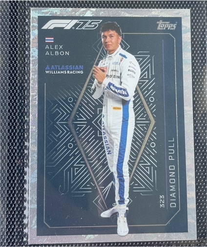 2025 Topps Turbo Attax #323 Alex Albon — front