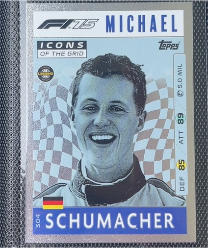 2025 Topps F1 Turbo Attax #304 Michael Schumacher — front