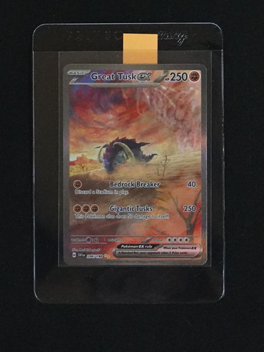 2023 Pokemon TCG Great Tusk ex 246/198 Scarlet & Violet Special Illustration Rare — front