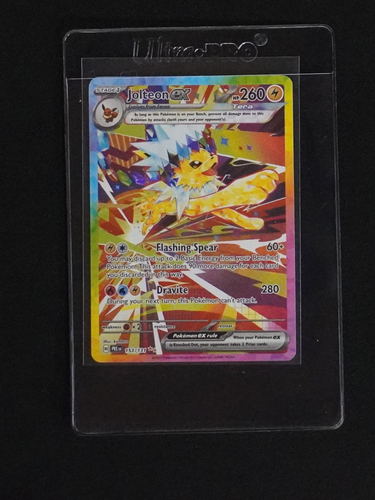2025 Pokémon Prismatic Evolutions #153 Jolteon EX — front